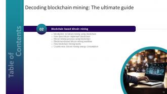 Decoding Blockchain Mining The Ultimate Guide BCT CD V Slides Content Ready