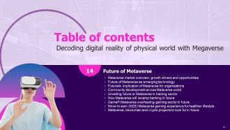 Decoding Digital Reality Of Physical World With Megaverse AI CD V Professional Colorful