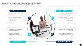 Decoding FDI Opportunities Effective Factors To Consider Before Going For FDI Fin SS