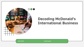 Decoding Mcdonalds International Business PPT Structure AT
