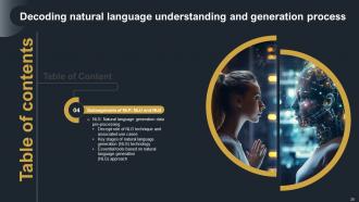 Decoding Natural Language Understanding And Generation Process Powerpoint Presentation Slides AI CD V Informative Attractive