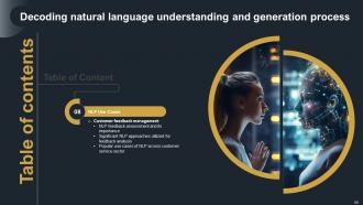 Decoding Natural Language Understanding And Generation Process Powerpoint Presentation Slides AI CD V Professionally Graphical