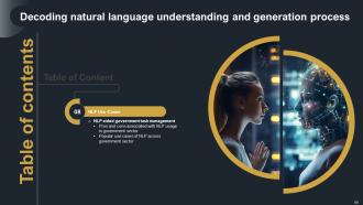Decoding Natural Language Understanding And Generation Process Powerpoint Presentation Slides AI CD V Engaging Graphical
