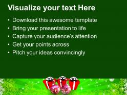 Decorated christmas trees images of jesus gift box with decoration festival ppt templates for slides