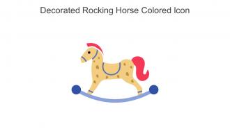 Decorated Rocking Horse Colored Icon In Powerpoint Pptx Png And Editable Eps Format