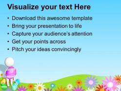 Decorating easter eggs surprises are waiting for powerpoint templates ppt backgrounds slides
