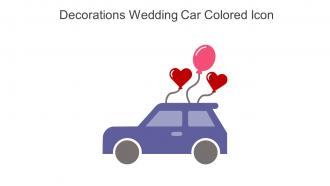Decorations Wedding Car Colored Icon In Powerpoint Pptx Png And Editable Eps Format