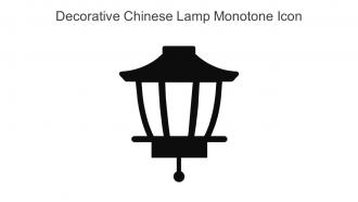 Decorative Chinese Lamp Monotone Icon In Powerpoint Pptx Png And Editable Eps Format