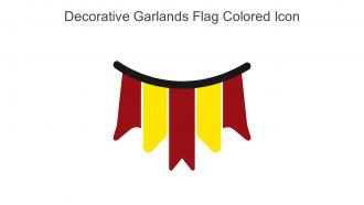 Decorative Garlands Flag Colored Icon In Powerpoint Pptx Png And Editable Eps Format