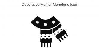 Decorative Muffler Monotone Icon In Powerpoint Pptx Png And Editable Eps Format