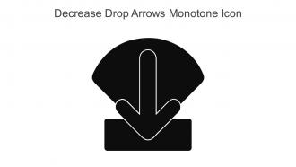 Decrease Drop Arrows Monotone Icon In Powerpoint Pptx Png And Editable Eps Format