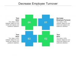 Decrease employee turnover ppt powerpoint presentation ideas graphic tips cpb