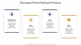 Decrease Price Particular Product In Powerpoint And Google Slides Cpb
