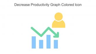 Decrease Productivity Graph Colored Icon In Powerpoint Pptx Png And Editable Eps Format