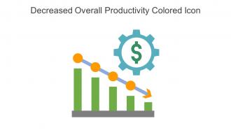 Decreased Overall Productivity Colored Icon In Powerpoint Pptx Png And Editable Eps Format
