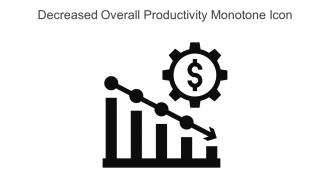 Decreased Overall Productivity Monotone Icon In Powerpoint Pptx Png And Editable Eps Format