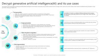 Decrypt Generative Artificial Intelligenceai And Its Use Cases Chatgpt Impact How ChatGPT SS V