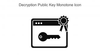 Decryption Public Key Monotone Icon In Powerpoint Pptx Png And Editable Eps Format