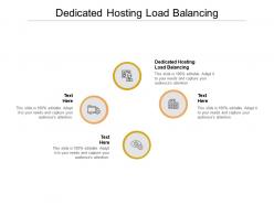 Dedicated hosting load balancing ppt powerpoint presentation infographics graphics cpb