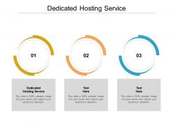 Dedicated hosting service ppt powerpoint presentation professional design templates cpb