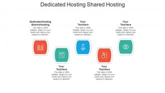 Dedicated hosting shared hosting ppt powerpoint presentation ideas icon cpb