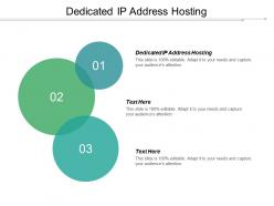 Dedicated ip address hosting ppt powerpoint presentation gallery picture cpb