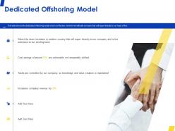 Dedicated offshoring model achievable ppt powerpoint presentation gallery topics