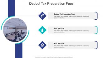 Deduct Tax Preparation Fees In Powerpoint And Google Slides Cpb