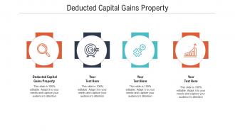 Deducted capital gains property ppt powerpoint presentation show maker cpb