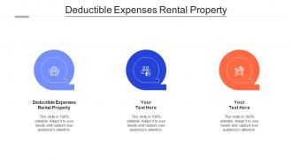 Deductible Expenses Rental Property Ppt Powerpoint Presentation Ideas Portfolio Cpb