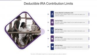 Deductible IRA Contribution Limits In Powerpoint And Google Slides Cpb