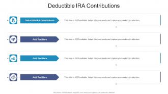 Deductible IRA Contributions In Powerpoint And Google Slides Cpb