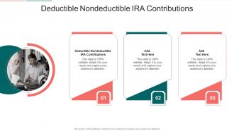 Deductible Nondeductible Ira Contributions In Powerpoint And Google Slides Cpb