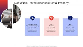 Deductible Travel Expenses Rental Property In Powerpoint And Google Slides Cpb