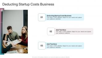 Deducting Startup Costs Business In Powerpoint And Google Slides Cpb