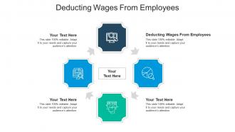 Deducting wages from employees ppt powerpoint presentation infographics brochure cpb