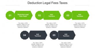 Deduction Legal Fees Taxes Ppt Powerpoint Presentation Infographic Template Inspiration Cpb
