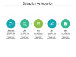 Deduction vs induction ppt powerpoint presentation gallery brochure cpb