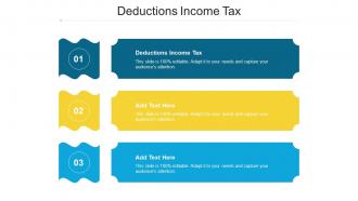 Deductions Income Tax Ppt Powerpoint Presentation File Infographic Template Cpb