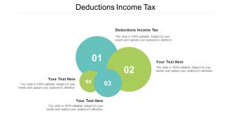 Deductions income tax ppt powerpoint presentation infographic example cpb