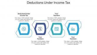 Deductions under income tax ppt powerpoint presentation summary template cpb