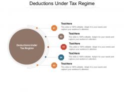 Deductions under tax regime ppt powerpoint presentation pictures aids cpb