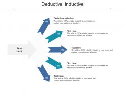 Deductive inductive ppt powerpoint presentation icon example introduction cpb