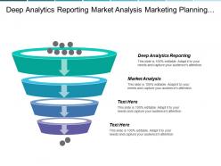 Deep Analytics Reporting Market Analysis Marketing Planning Process