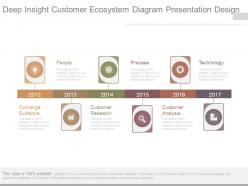 Deep insight customer ecosystem diagram presentation design