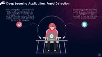 Deep Learning Applications Fraud Detection Training Ppt