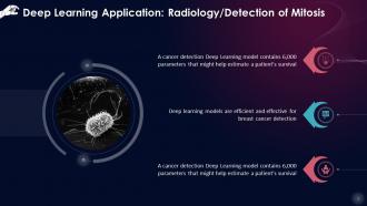 Deep Learning Applications Radiology Detection Of Mitosis Training Ppt