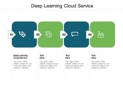 Deep learning cloud service ppt powerpoint presentation outline file formats cpb