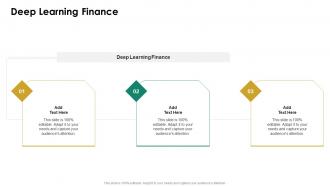Deep Learning Finance In Powerpoint And Google Slides Cpb
