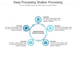Deep processing shallow processing ppt powerpoint presentation images cpb